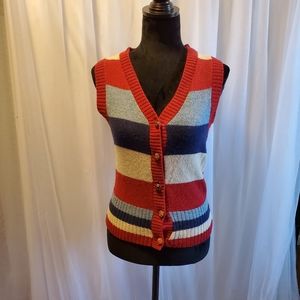 Vintage Shetland wool sweater vest